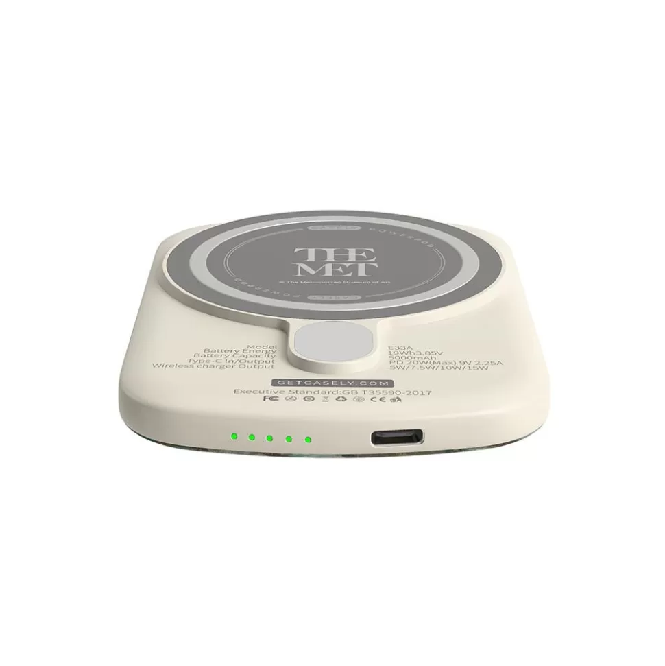 Office | Small Accessories*The Met Store Casely Monet Bridge and Water Lilies Power Pod Wireless Charger