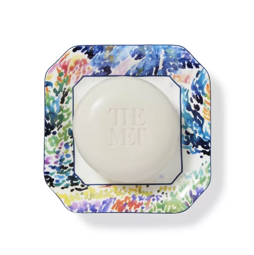 Decorative Accents*The Met Store Cross Cap Nègre Scented Soap and Porcelain Dish Gift Set