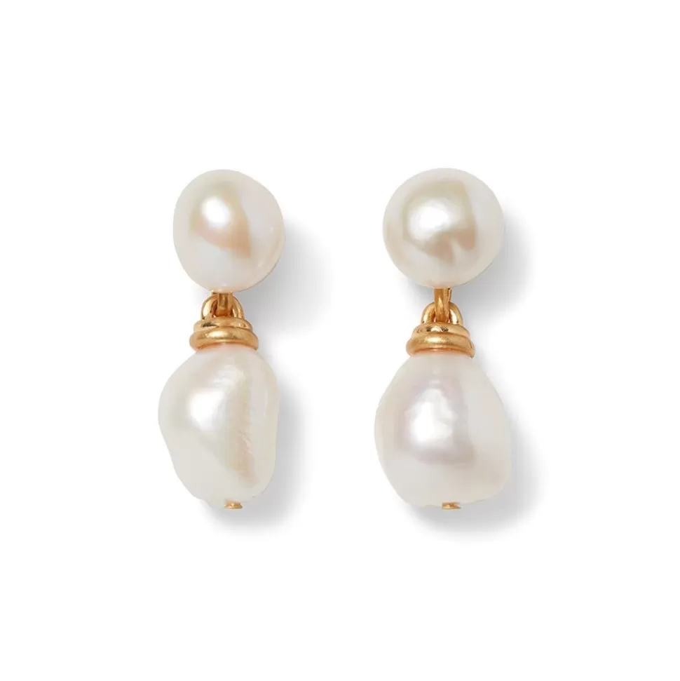 Earrings*The Met Store Cypriot Twist Pearl Double-Drop Earrings
