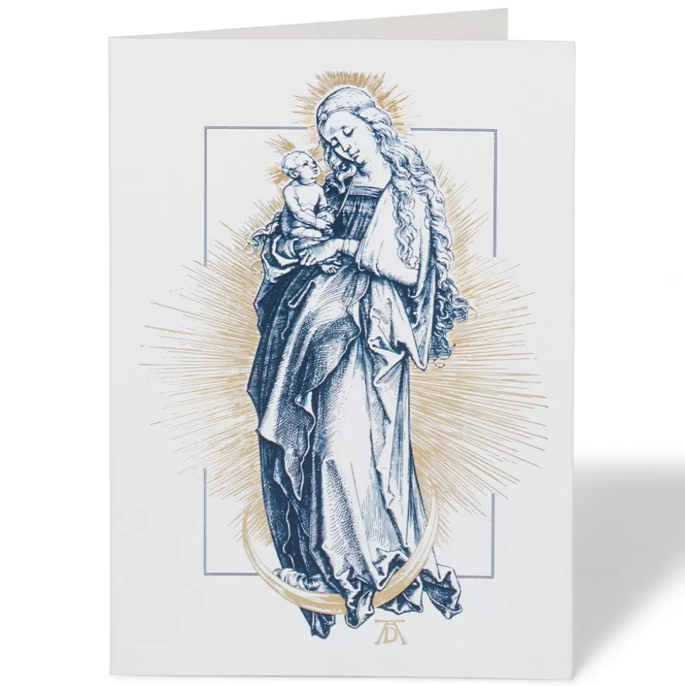 Holiday Cards*The Met Store Dürer: Virgin on the Crescent Fine Holiday Cards with Lined Envelopes and Foil Seals