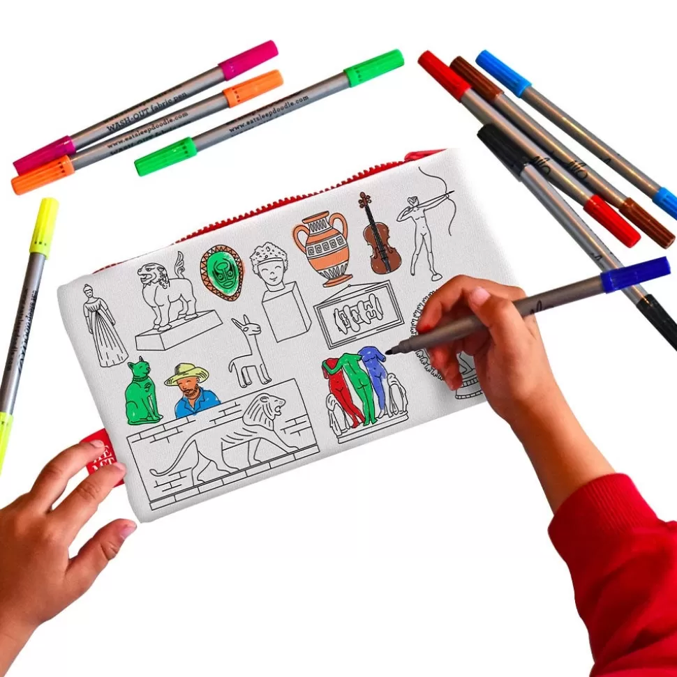 Art Supplies & Easels*The Met Store Favorite Galleries of The Met Color & Learn Washable Kids' Pencil Case