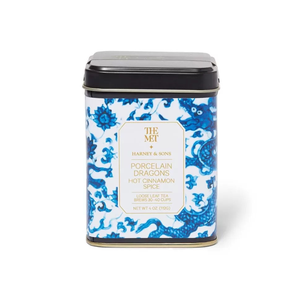 Tableware*The Met Store Harney & Sons Porcelain Dragons Hot Cinnamon Spice Tea
