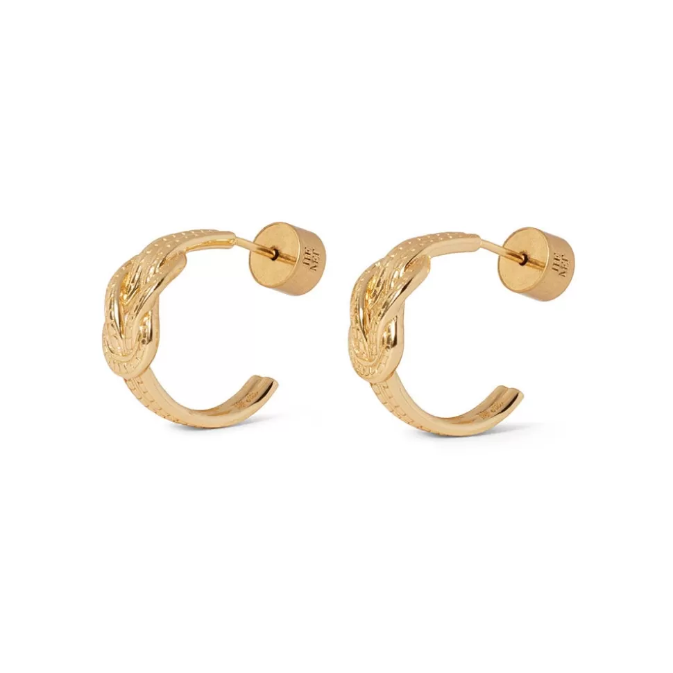 Earrings*The Met Store Herakles Knot Hoop Earrings