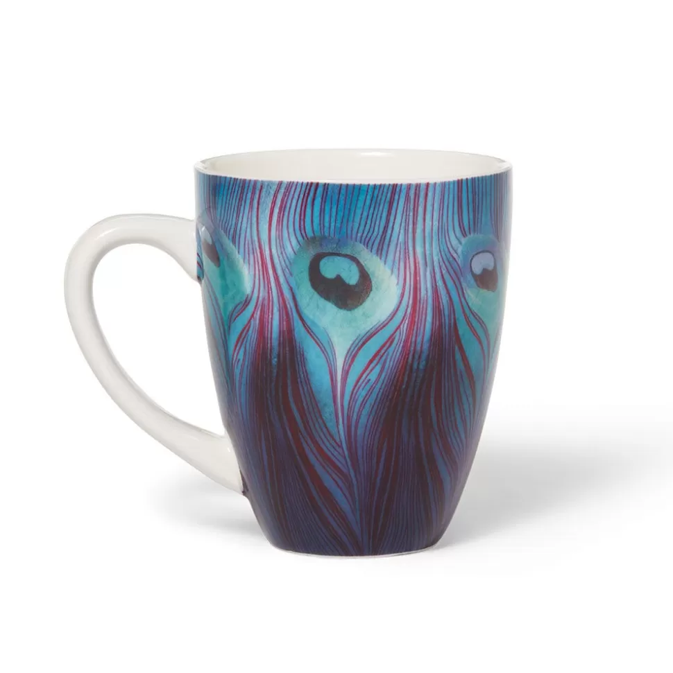 Tableware*The Met Store Louis C. Tiffany Peacock Feather Covered Mug with Tea Infuser