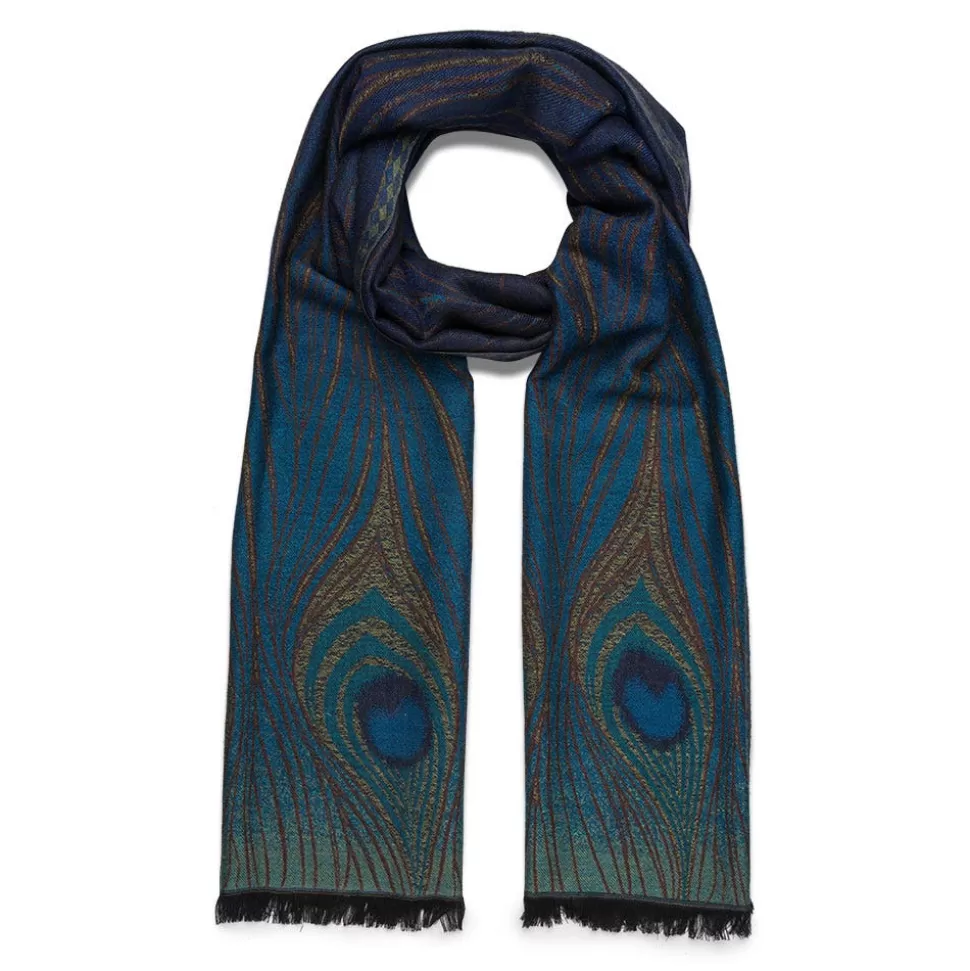 Scarves & Wraps*The Met Store Louis C. Tiffany Peacock Feather Wool-Blend Shawl