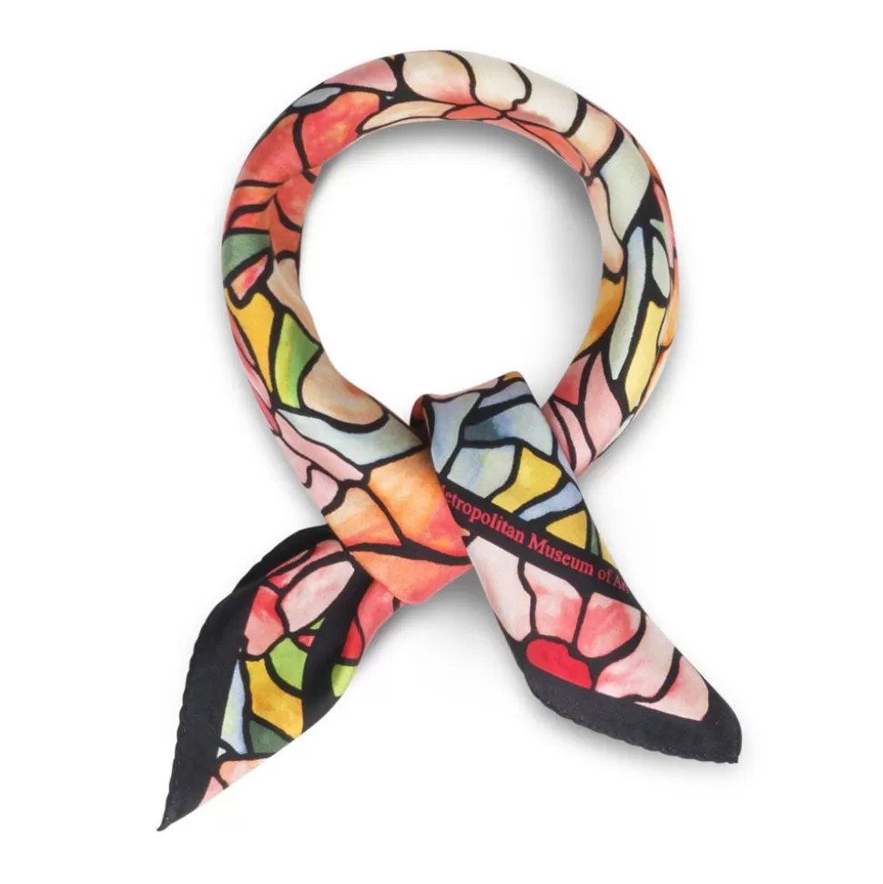 Scarves & Wraps*The Met Store Louis C. Tiffany Peonies Silk Neckerchief