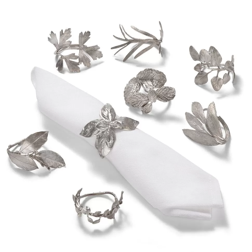 Tableware*The Met Store Mixed Herb Napkin Ring Set