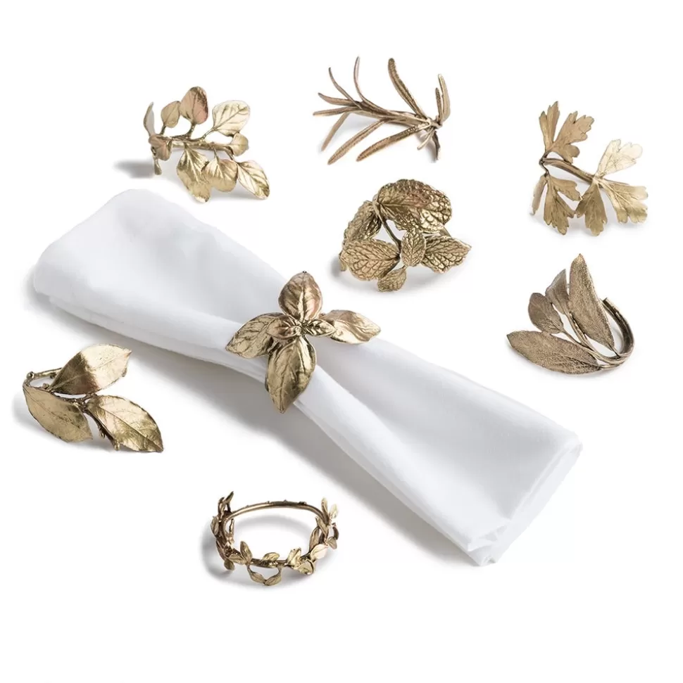Tableware*The Met Store Mixed Herb Napkin Ring Set