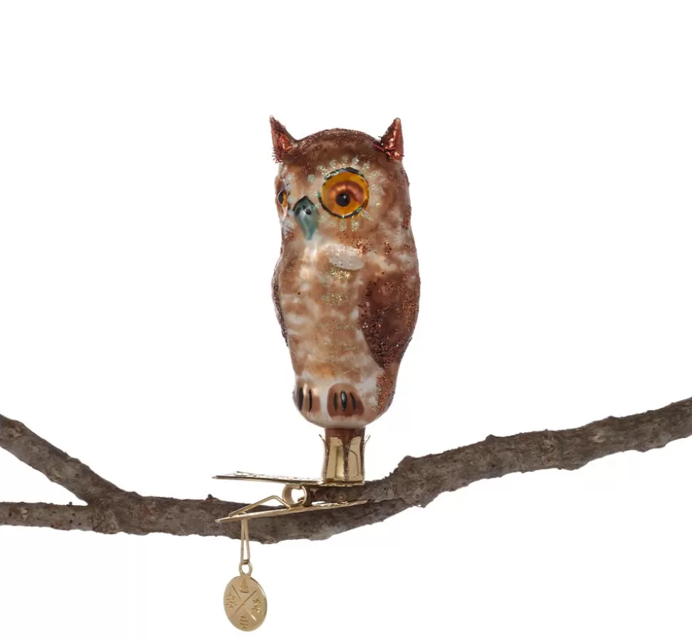 Ornaments*The Met Store Owl Handmade Glass Ornament