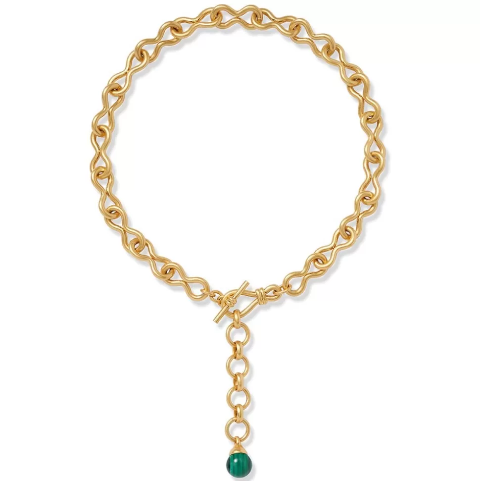 Necklaces*The Met Store Roman Malachite Statement Necklace
