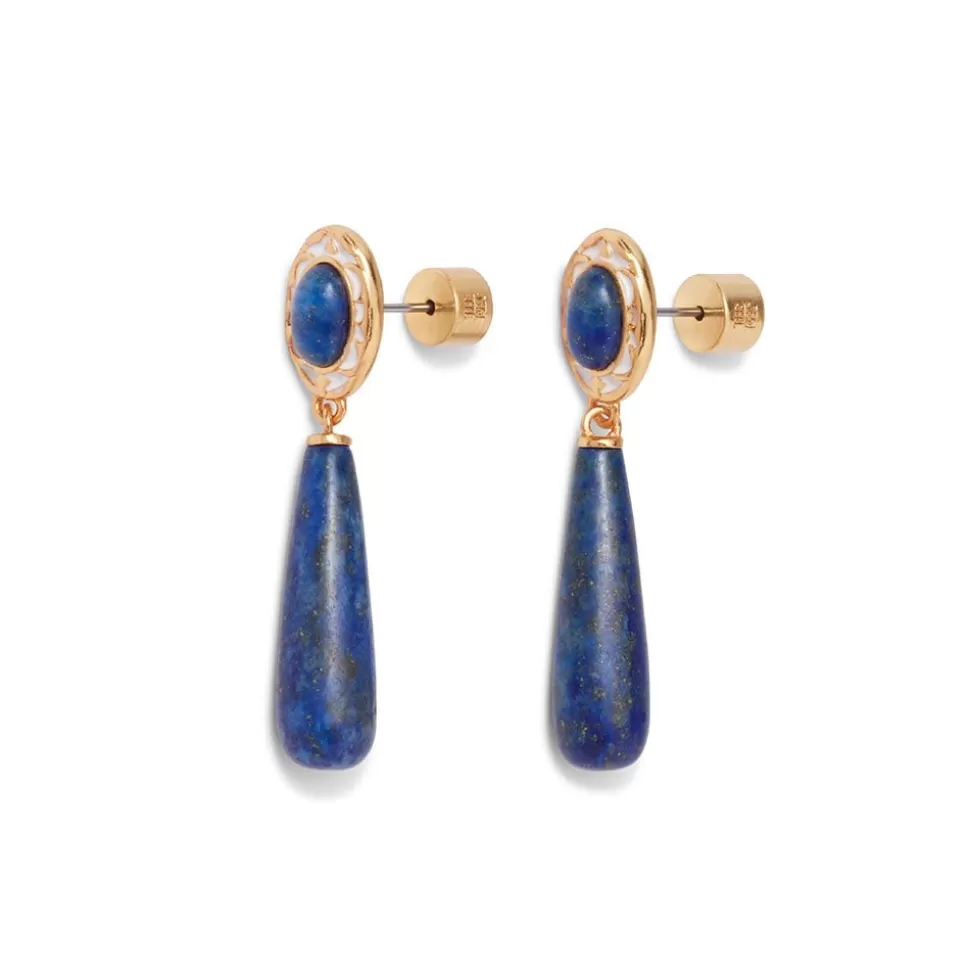 Jewelry Sets*The Met Store Spanish Baldric Lapis Braided Necklace and Elongated Drop Earrings Set