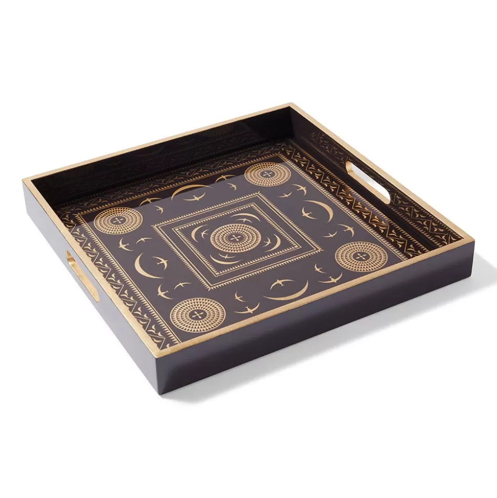 Tableware | Decorative Accents*The Met Store Sumatran Symbols Lacquer Tray