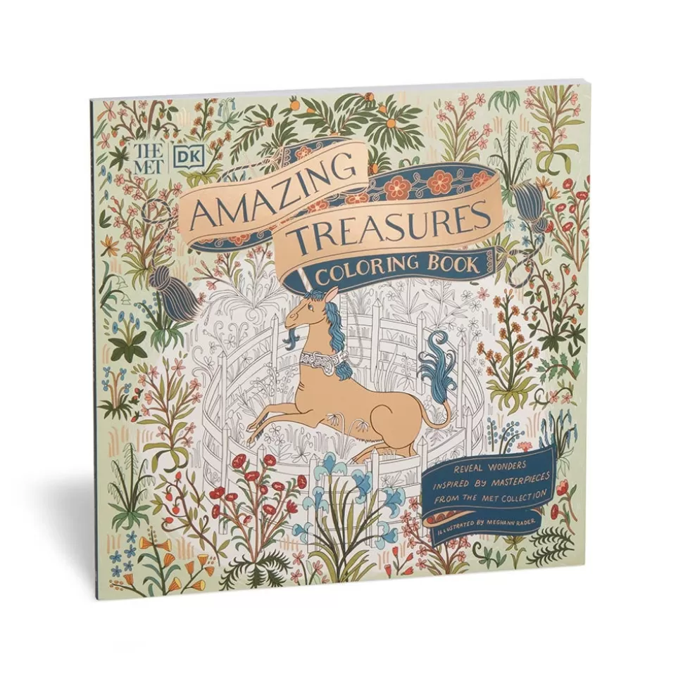 Art Supplies & Easels | Kids' Books*The Met Store The Met Amazing Treasures Coloring Book