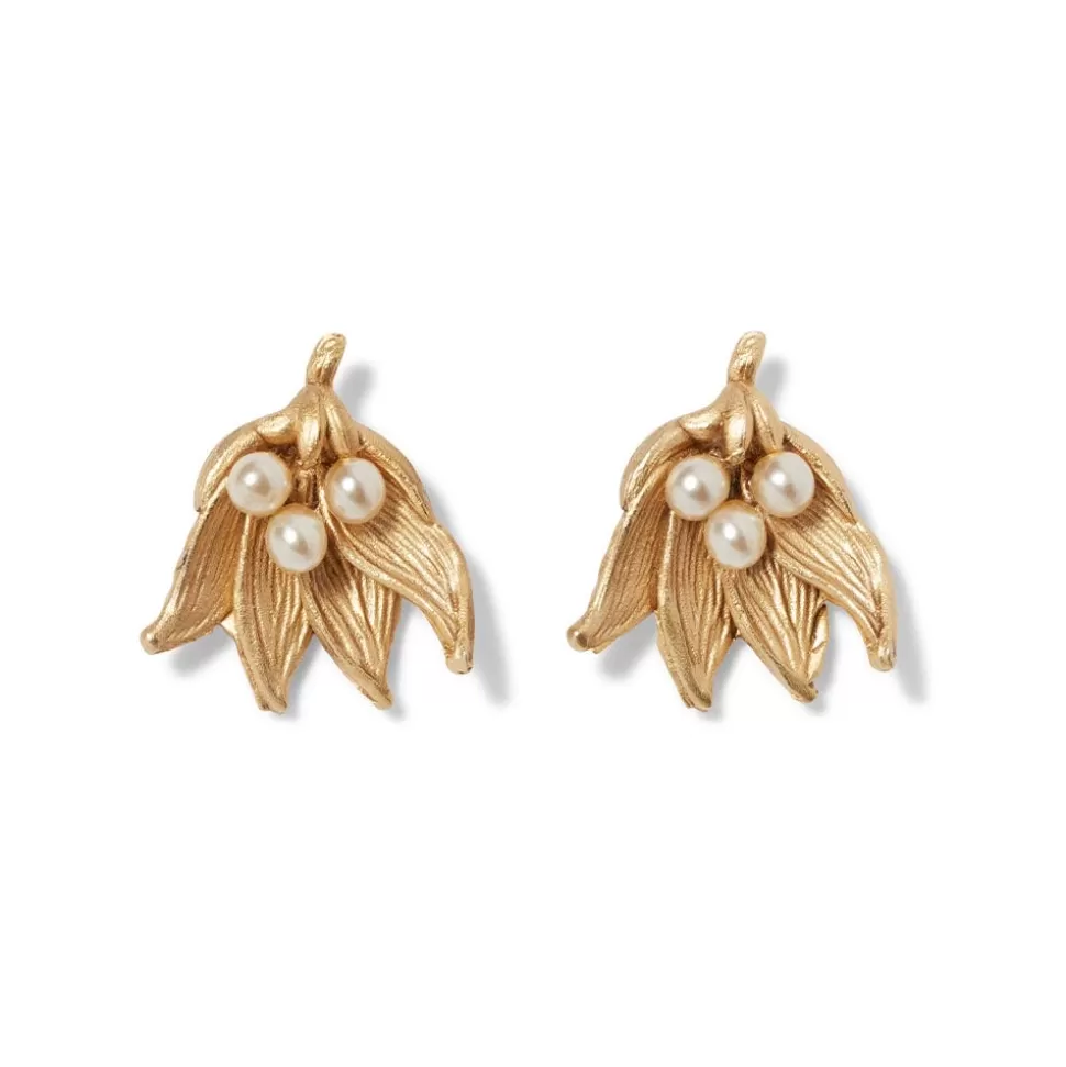 Earrings*The Met Store The Met Cloisters Garden Fava Bean Stud Earrings